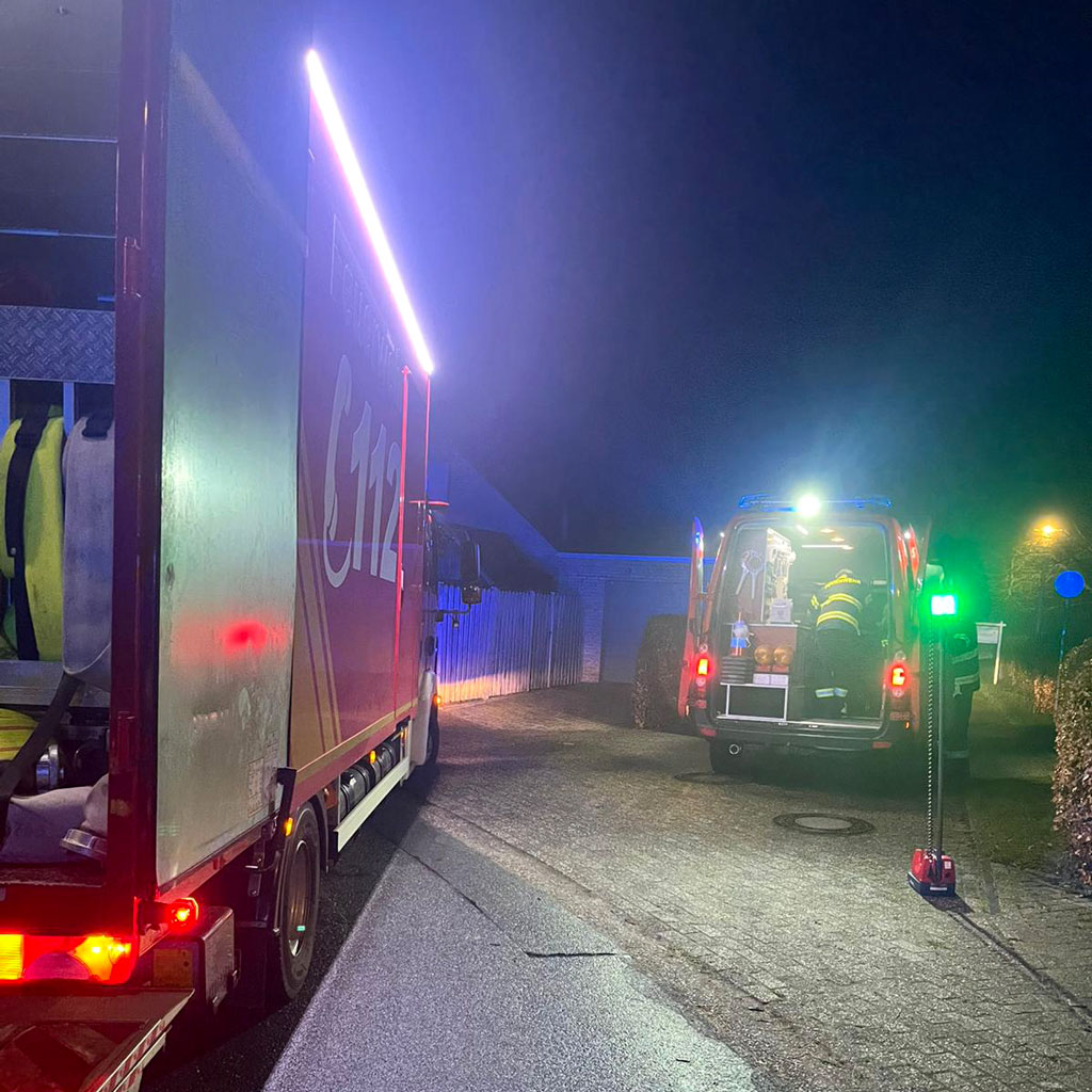 Einsatz: B3 – Gebäudebrand / Rundbogenhalle