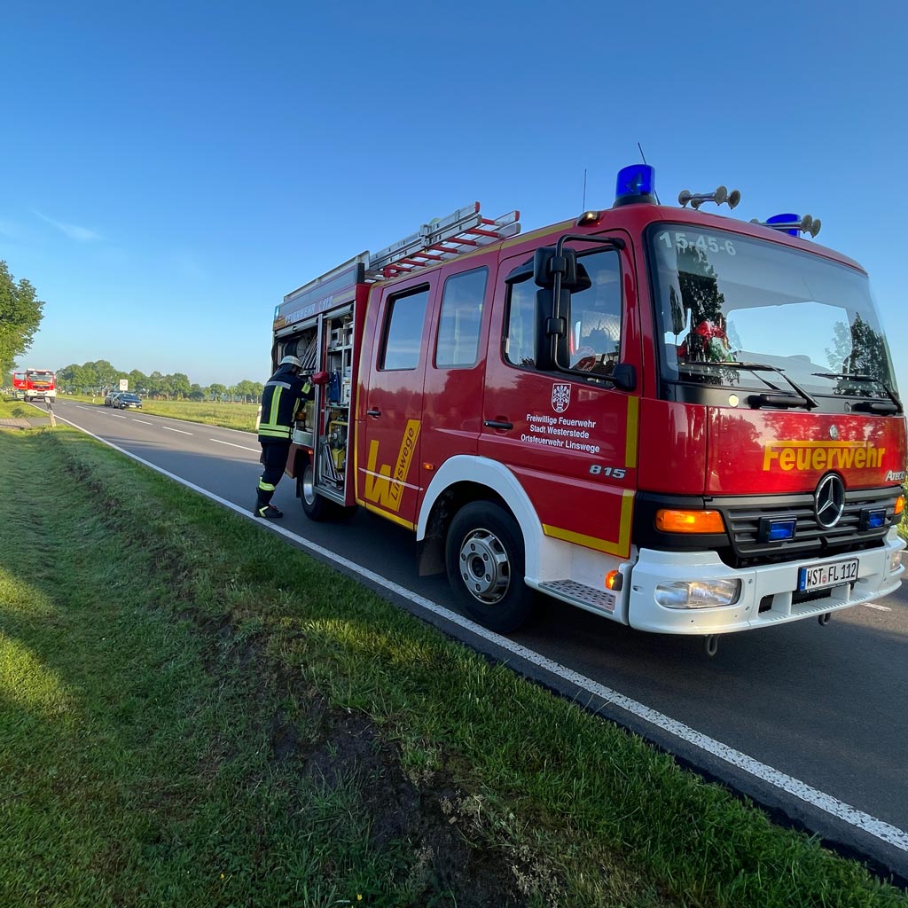 Einsatz: H2 Hilfeleistung nach Verkehrsunfall.